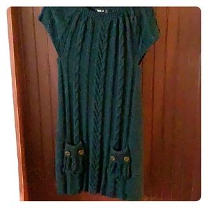 Sweater dress green